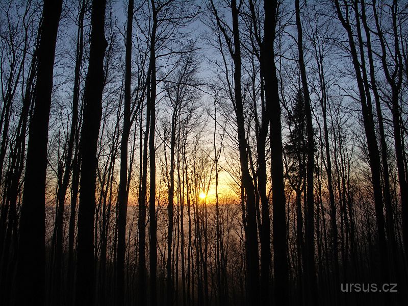 PICT7194.JPG - s klesající výškou je stále chladněji, cítím už i výpary rožnovských komínů- sešel jsem do inverze