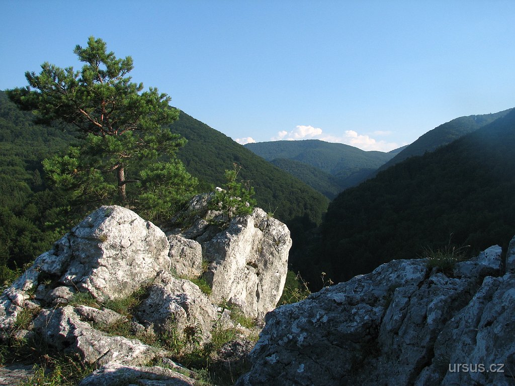 54.JPG - Vyčerpaní se vracíme do tábora, ale tím dnešní výprava ještě nekončí... teda alespoň pro mě s Vaškem. Jdeme přece prozkoumat tu naši skálu u tábořiště.