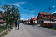 Naše třídenní putování začínáme v dědině Terchová, která se vyznačuje značně nevkusnou architekturou tak typickou pro mnoho slovenských vesnic.